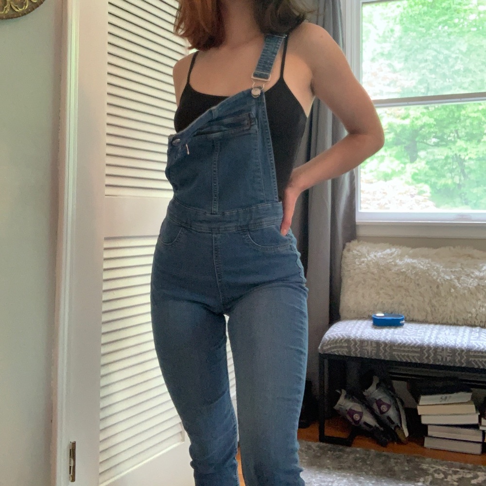 Skinny Jean Overalls